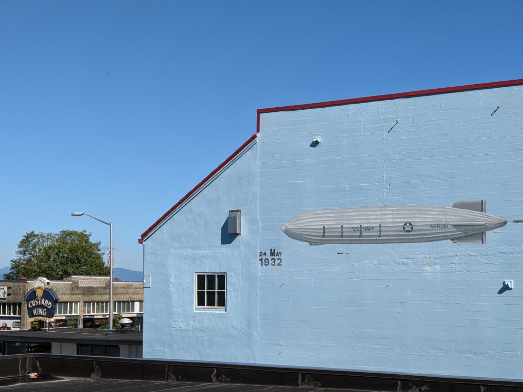 blimp in Astoria